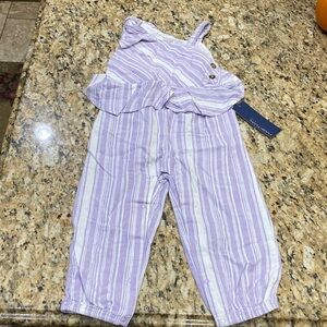 Habitual Purple and White Striped Outfit